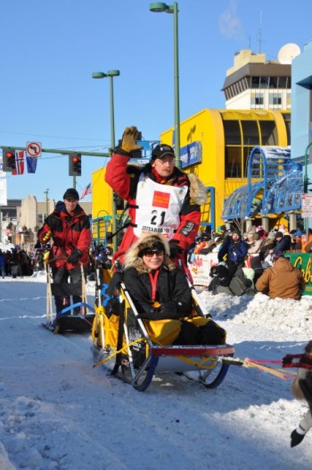 Mitch Seavey off to Nome